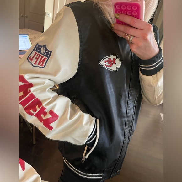 KC Chiefs Varsity Bomber Jacket - Picture 9 of 10